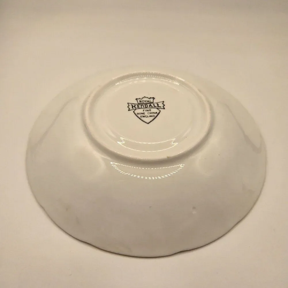 Vintage Royal Kendall Fine Bone China Yellow Rose Tea Cup Saucer England